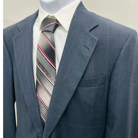 Vintage Botany 500 Sport Coat 42R Made in USA Athletic Fit Blazer Jacket - Picture 3 of 8